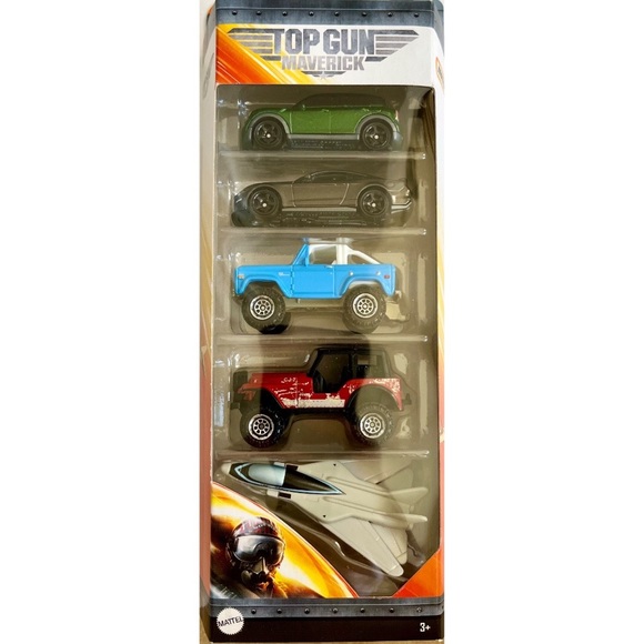 Matchbox Top Gun Maverick Cars 5-Pack - Picture 1 of 3